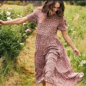 Aerie garden party floral midi dress